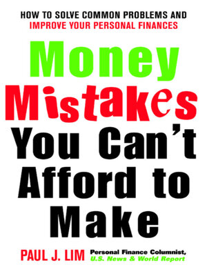 cover image of Money Mistakes You Can't Afford to Make